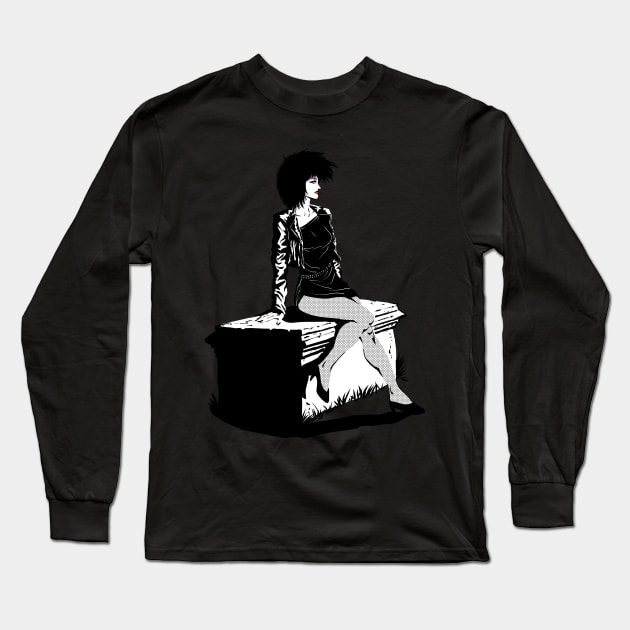 Goth Long Sleeve T-Shirt by Pablo Romero Art